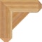 Ekena Millwork Traditional Craftsman Rough Sawn Bracket, Western Red Cedar, 4"W x 14"D x 14"H BKT04X14X14TRA04RWR - alternate 2
